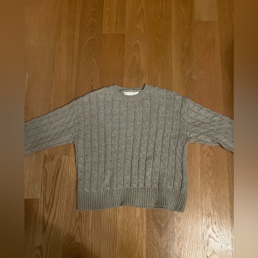 ZARA cable knit sweater